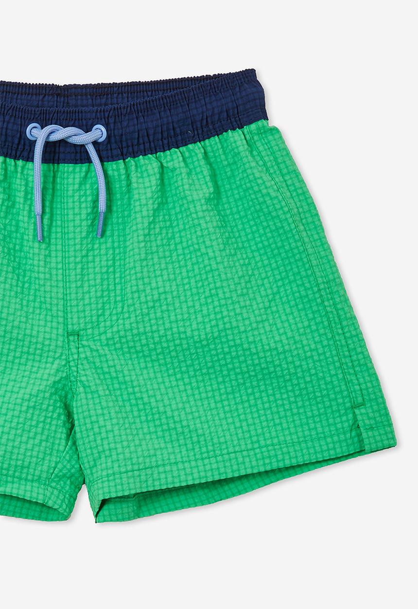 Cotton On - Bailey board short - fiji green/in the navy wb