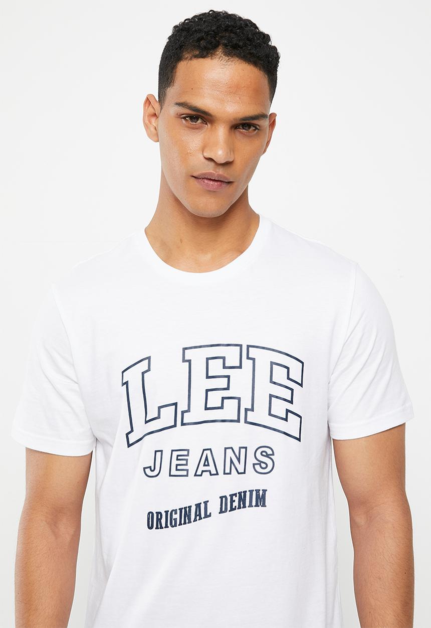 Lee  - Original denim t - white