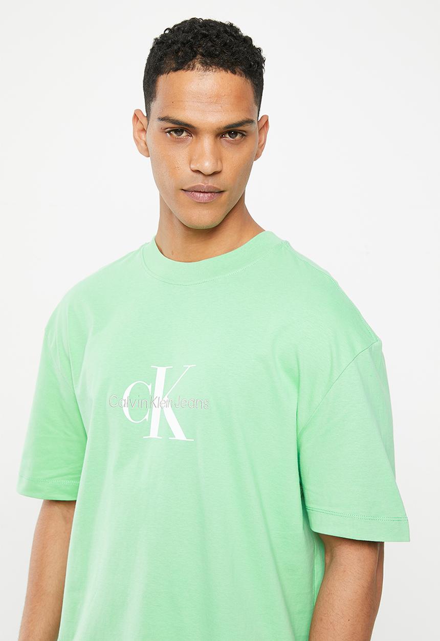 Calvin Klein - Monologo oversized tee - neptunes wave