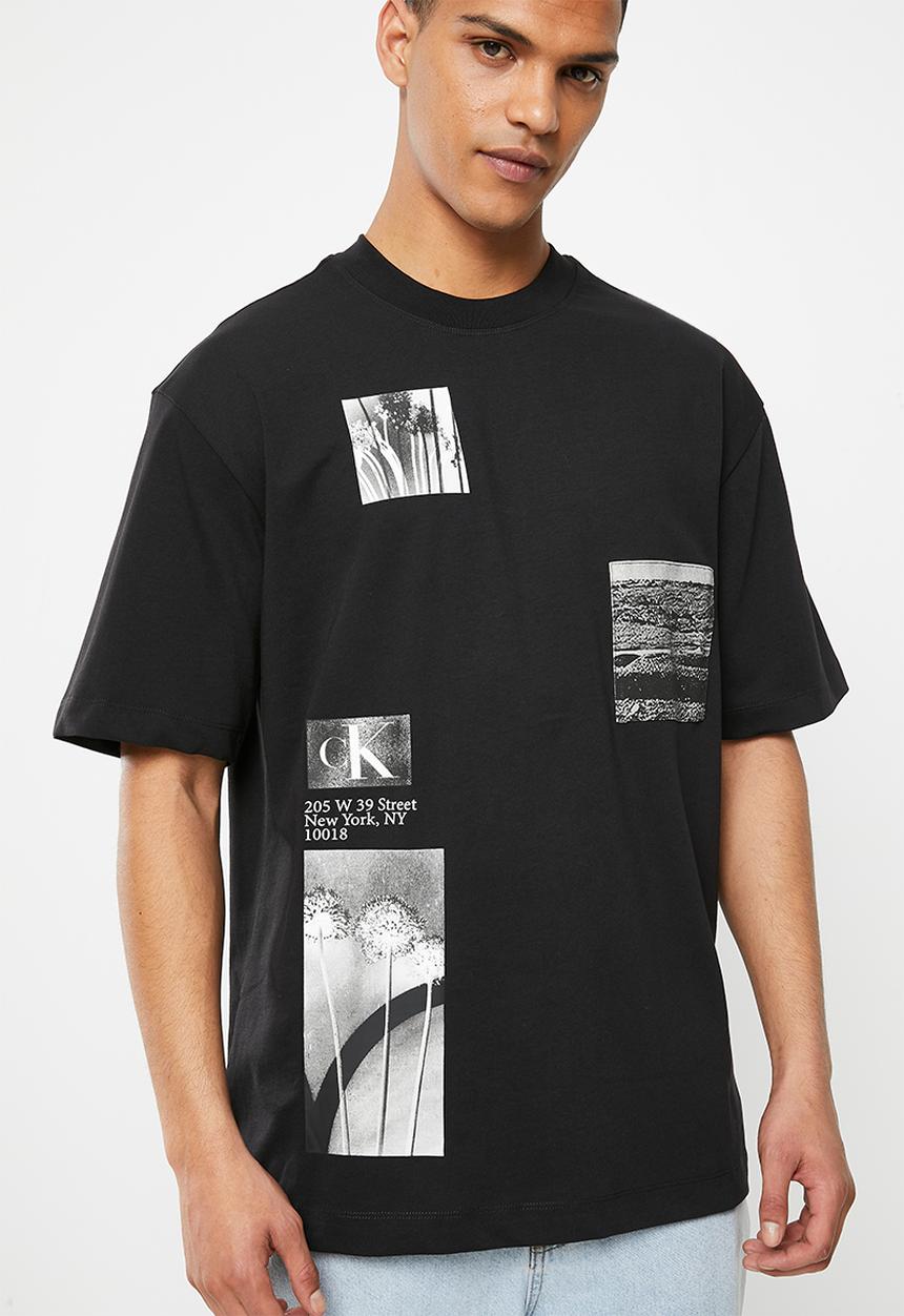 Calvin Klein - Multi landscape graphic tee - ck black