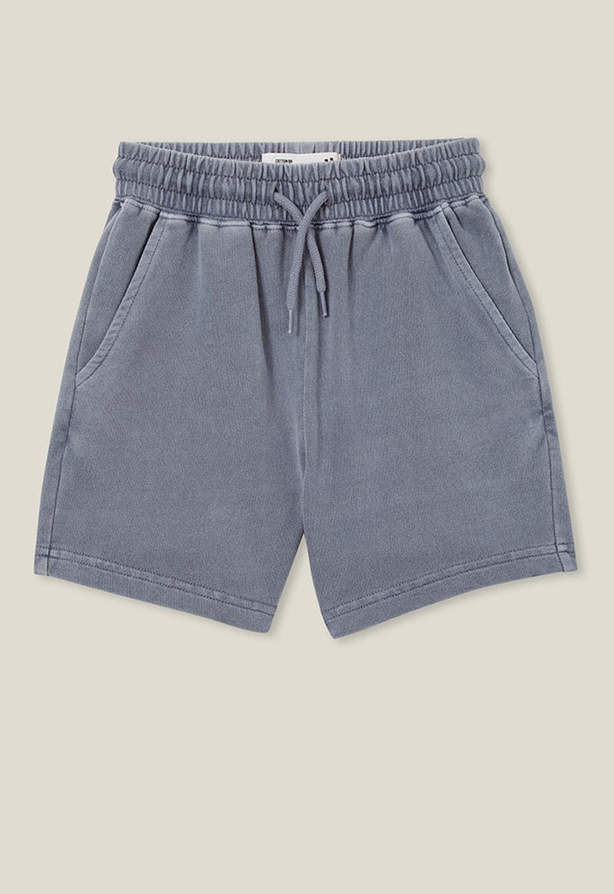 Cotton On - Henry slouch short - steel garment dye