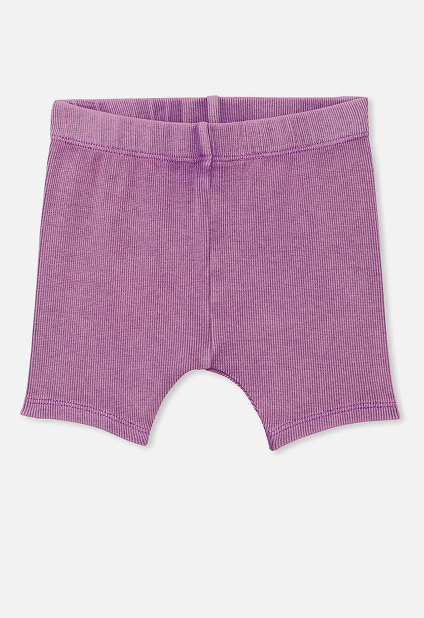 Cotton On - Rain rib bike shorties - opera wash