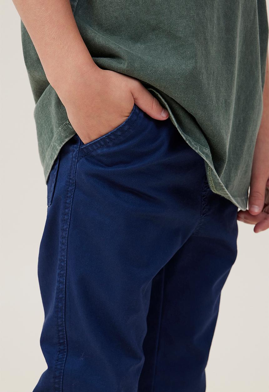 Cotton On - Will cuffed chino pant - in the navy