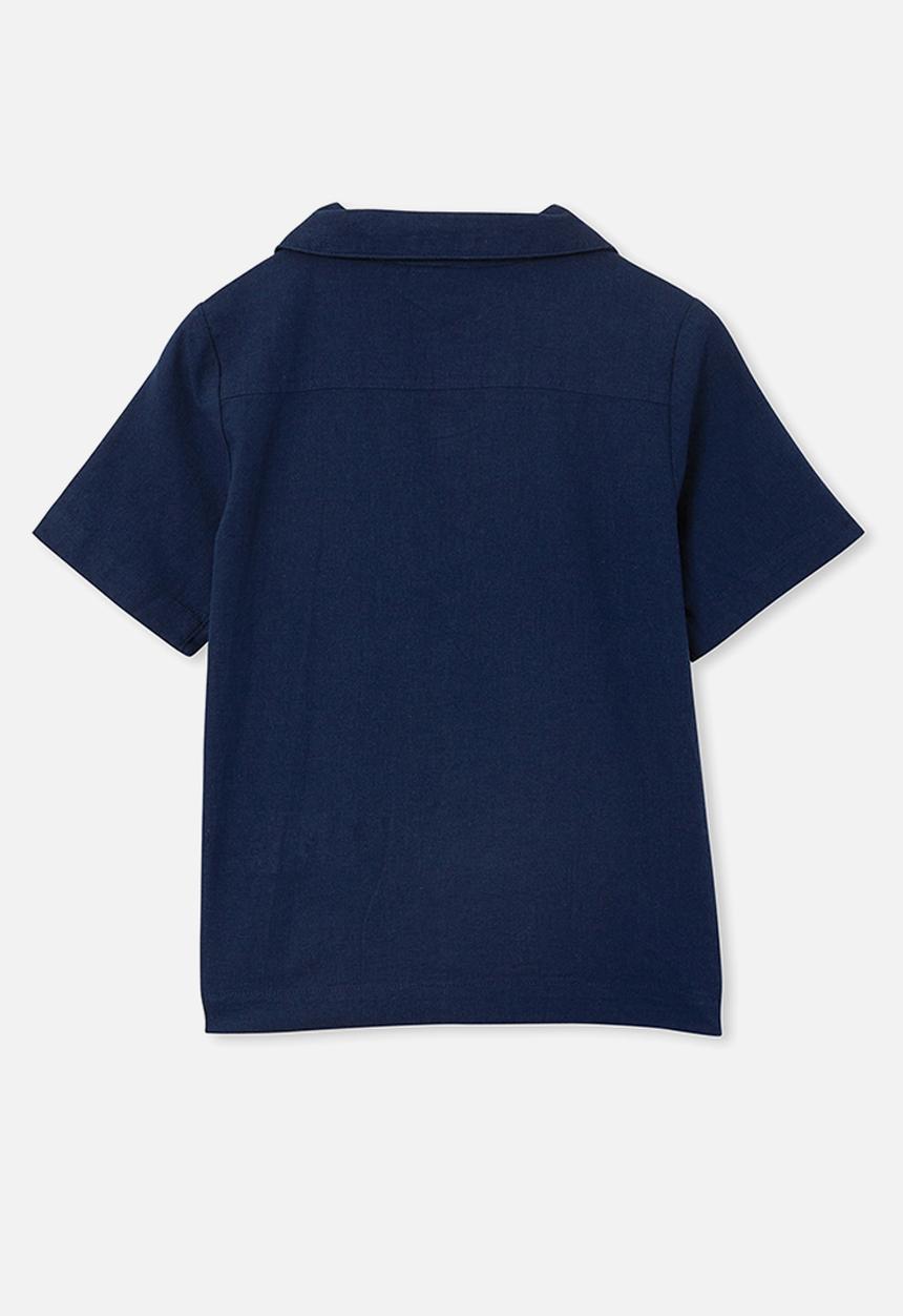 Cotton On - Cabana short sleeve shirt - in the navy