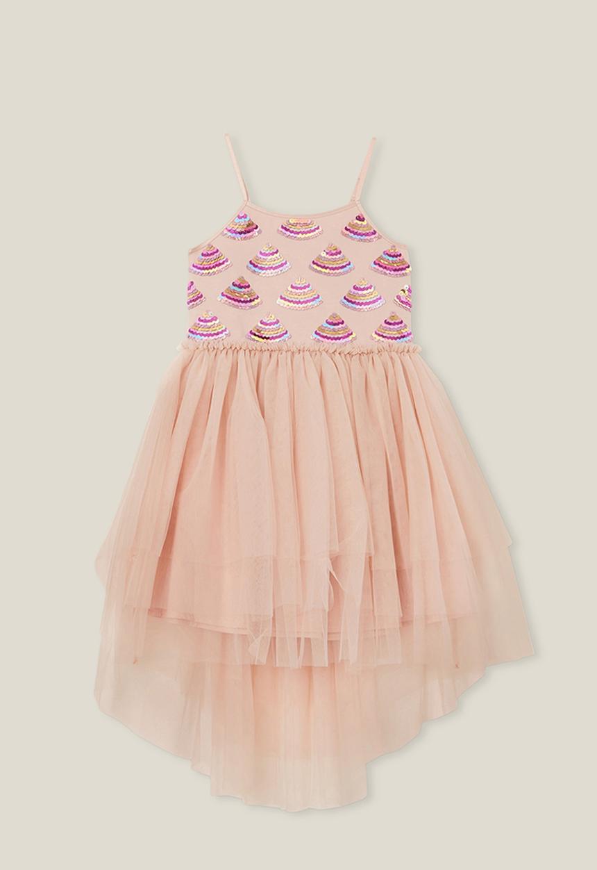 Cotton On - Iris dress up dress - dusty pink/deco shells