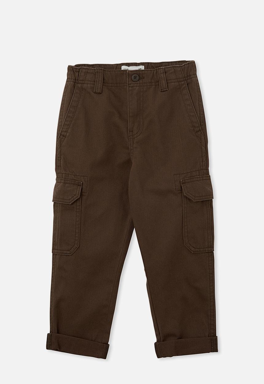 Cotton On - Cargo pant - hot choccy