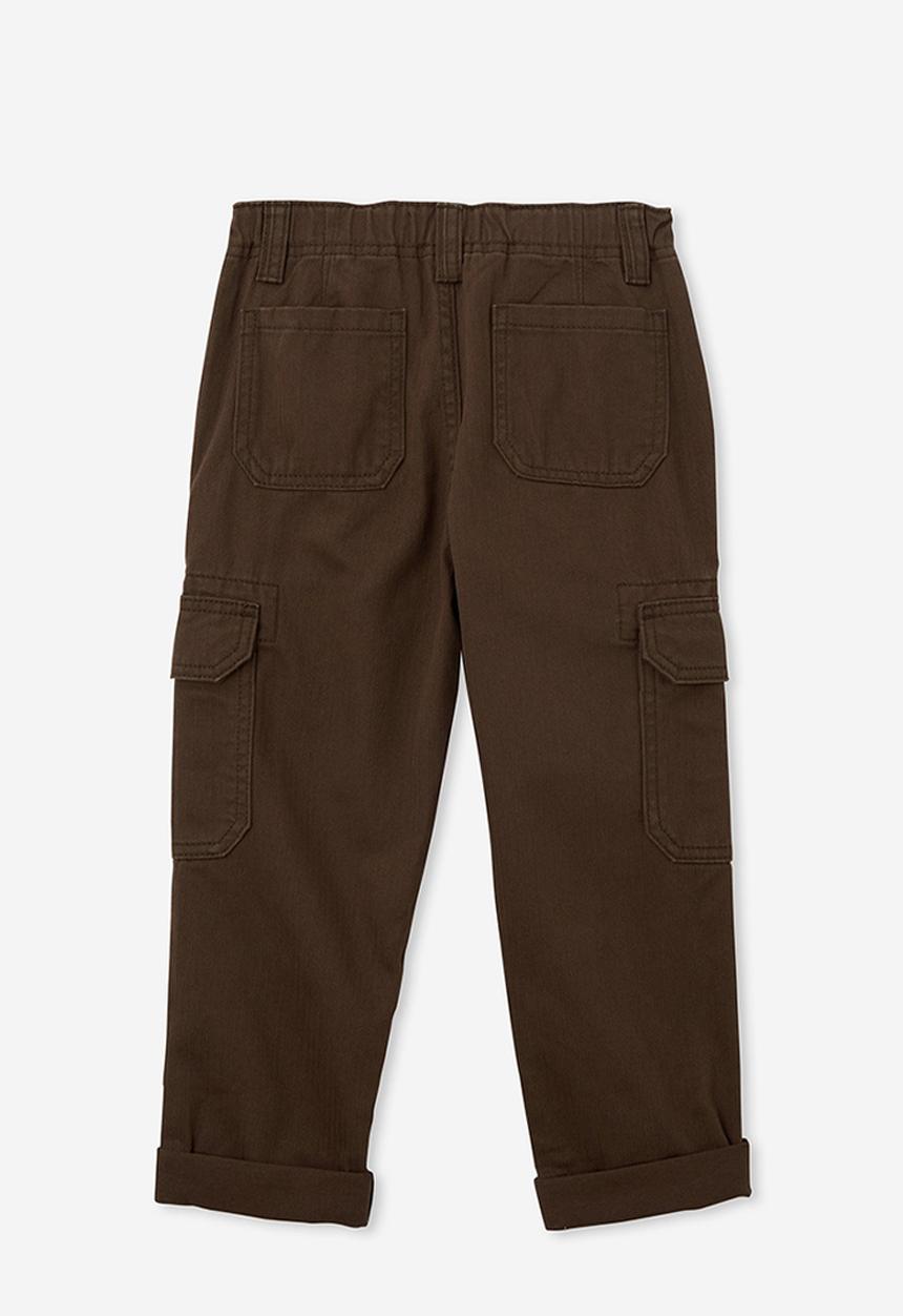 Cotton On - Cargo pant - hot choccy
