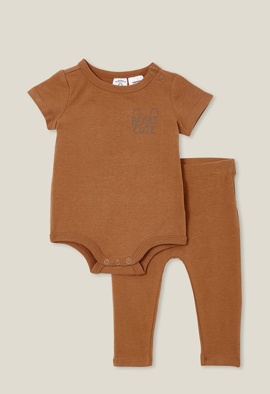 Cotton On - In-character short sleeve set - coco jumbo/bear