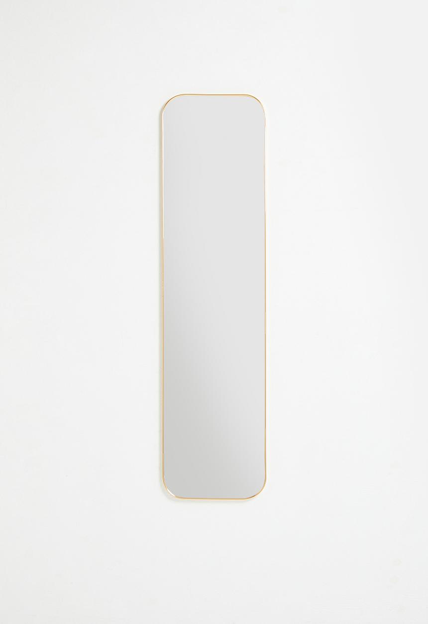 H&S - Freya Oval Mirror 115Cm W - Gold