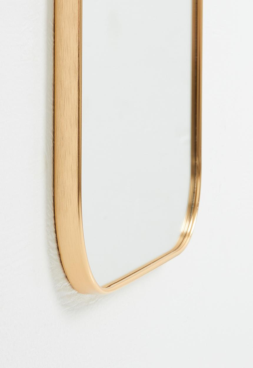 H&S - Freya Oval Mirror 115Cm W - Gold