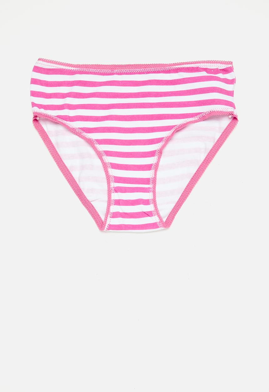 MINOTI - Girls aop hearts 3 pack knickers - multi 