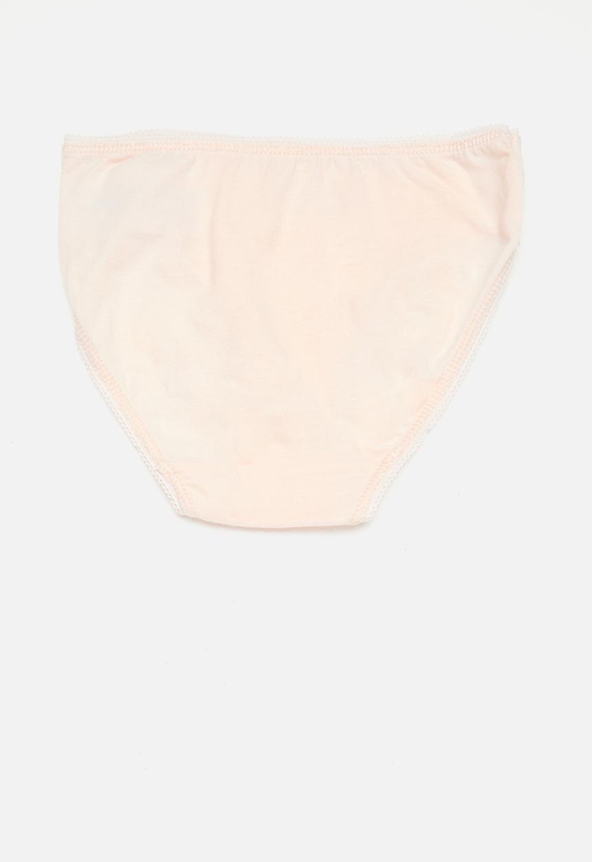 MINOTI - Girls rainbow aop 3 pack knickers - multi 