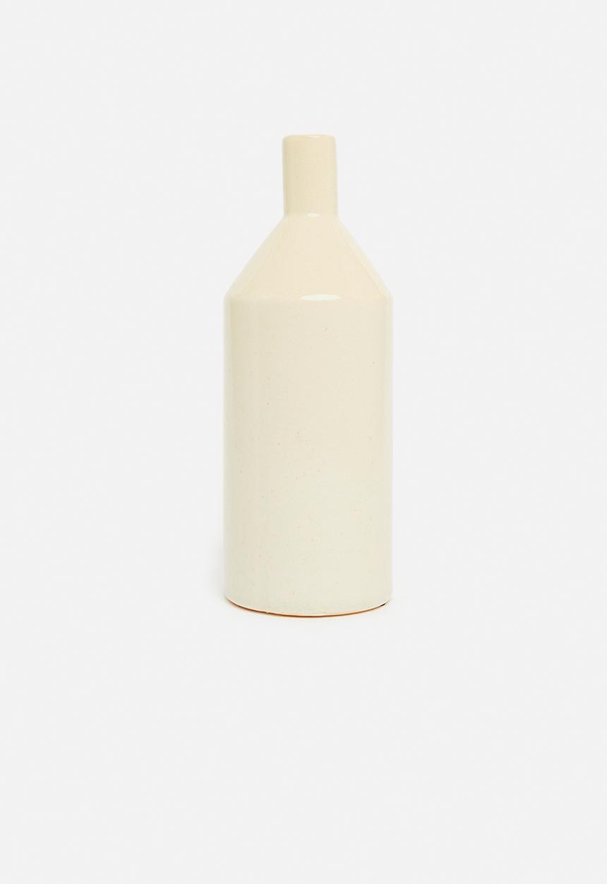 H&S - Chimney ceramic vase - matte sandy