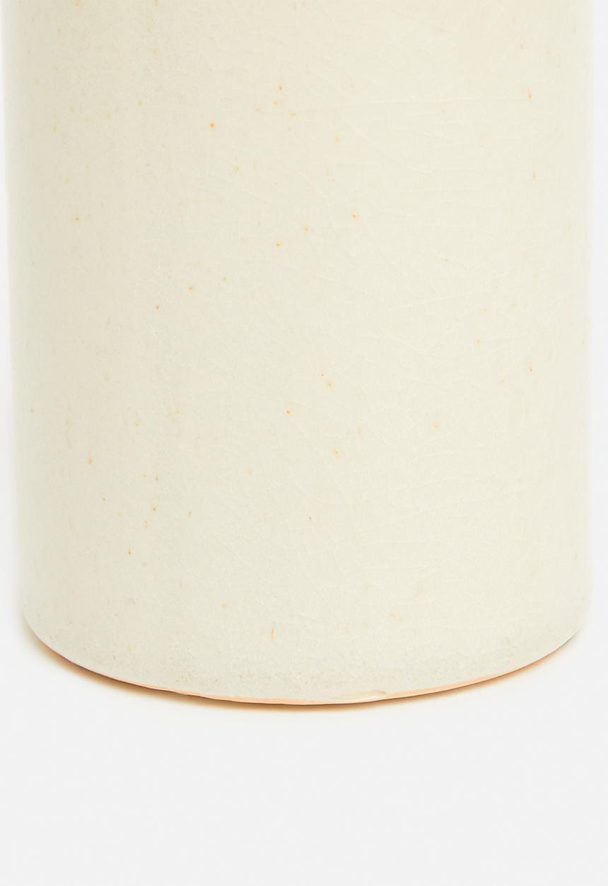 H&S - Chimney ceramic vase - matte sandy