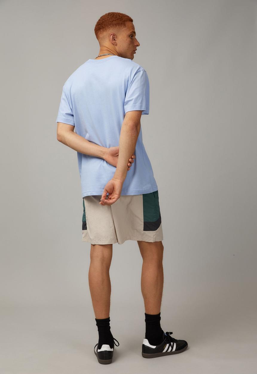 Factorie - Half half street short - beige/evergreen slate