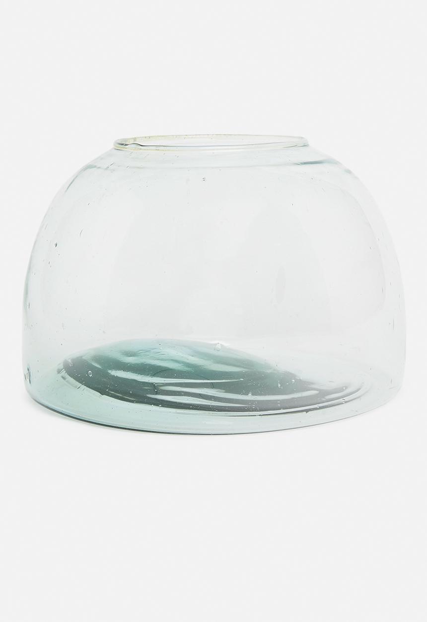 H&S - Mia Recycled glass vase - clear