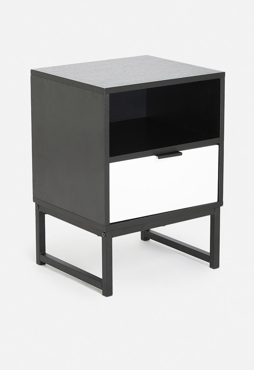 Sixth Floor - Arlo bedside table - black