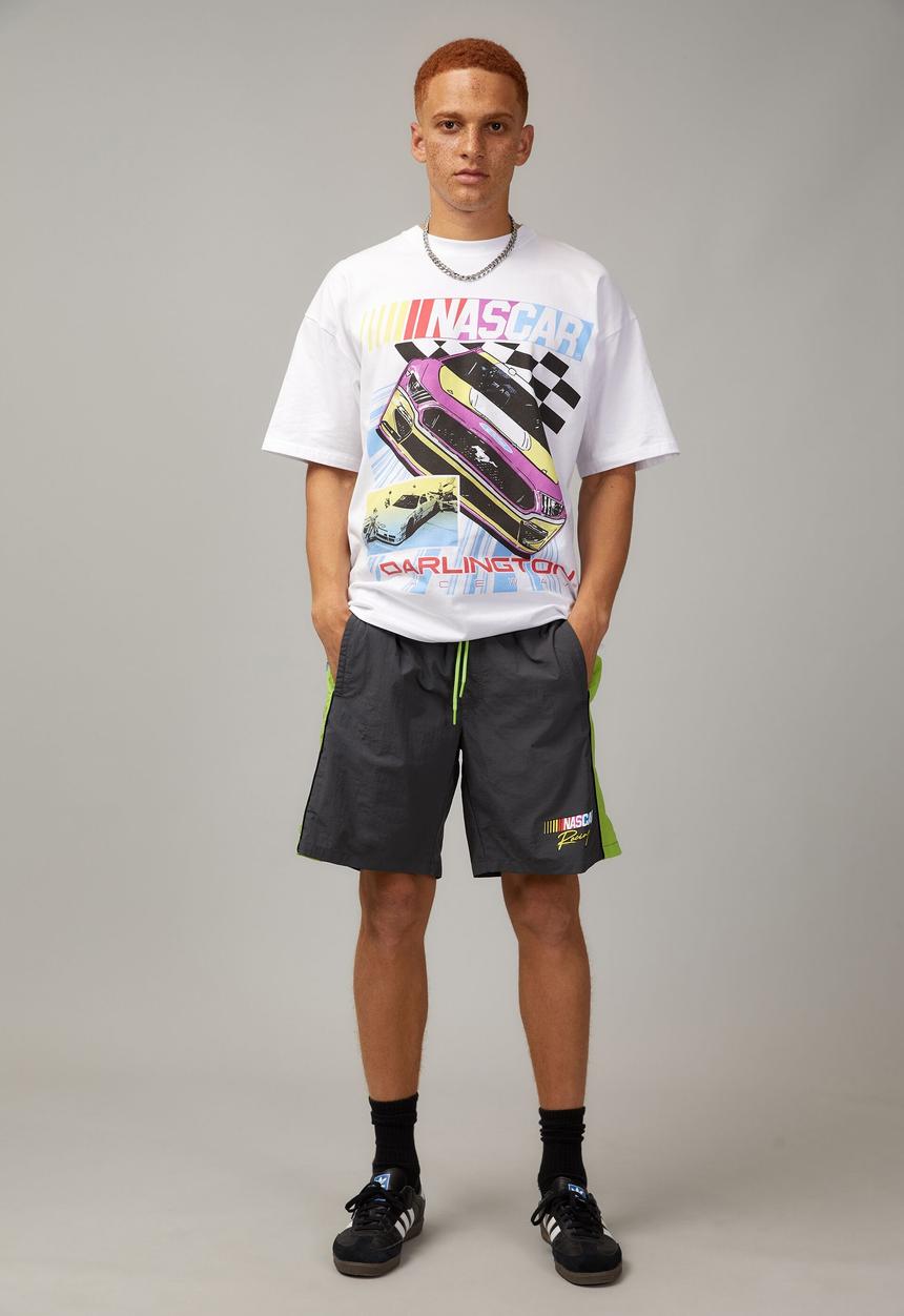 Factorie - Nascar street short - lcn nac nascar/slate/fresh lime