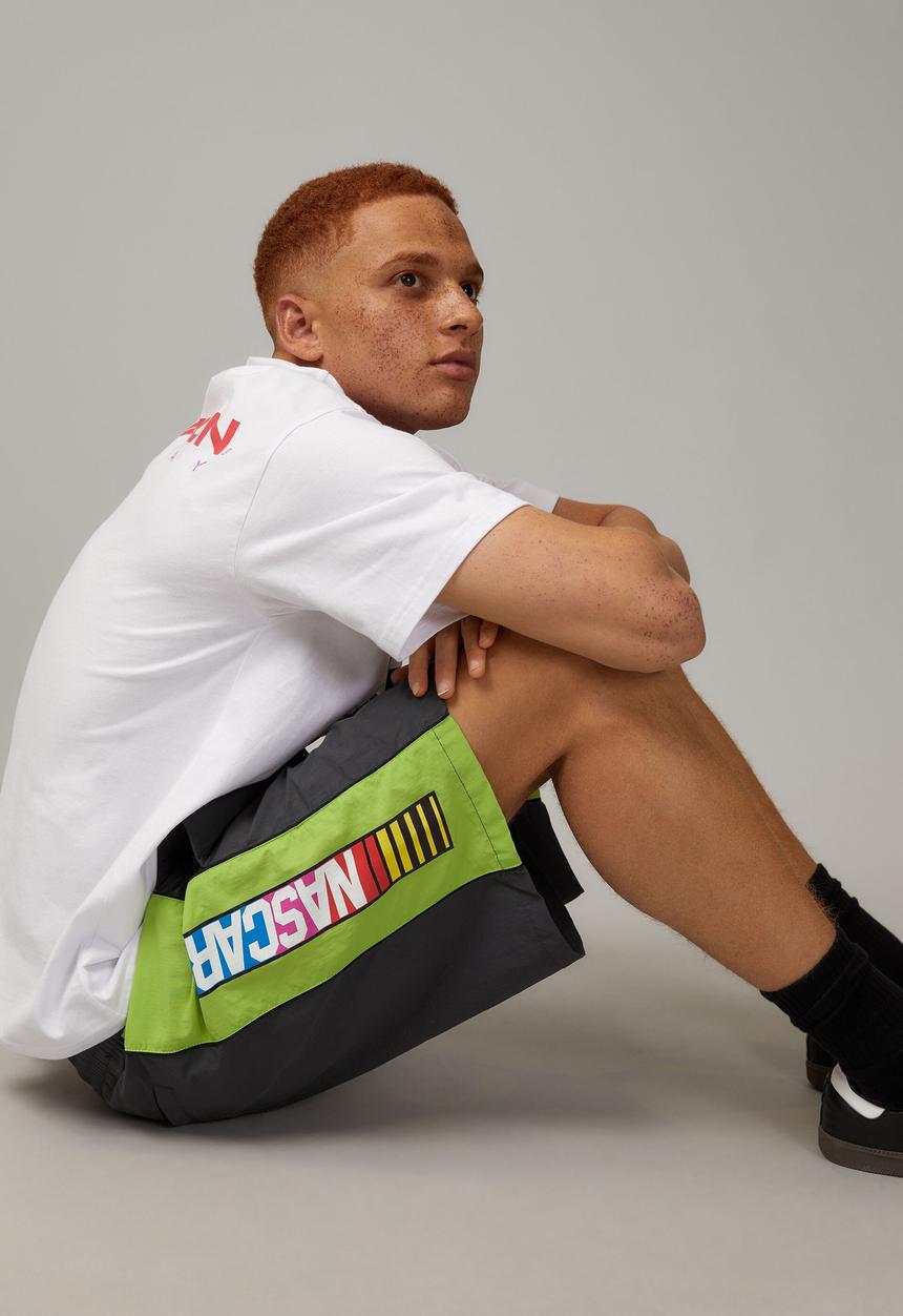 Factorie - Nascar street short - lcn nac nascar/slate/fresh lime