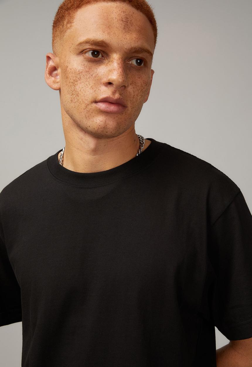 Factorie - Relaxed fit basic T-shirt - black