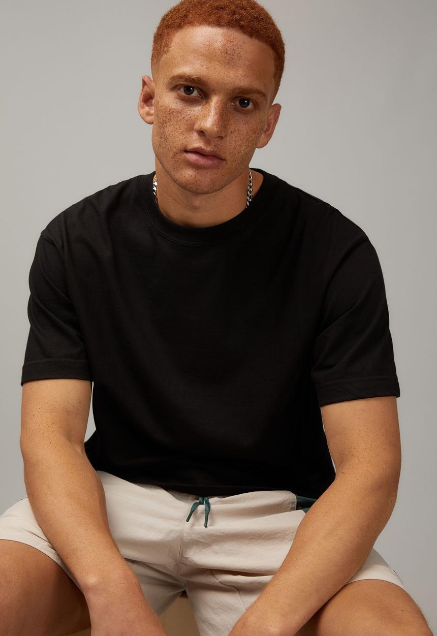Factorie - Relaxed fit basic T-shirt - black