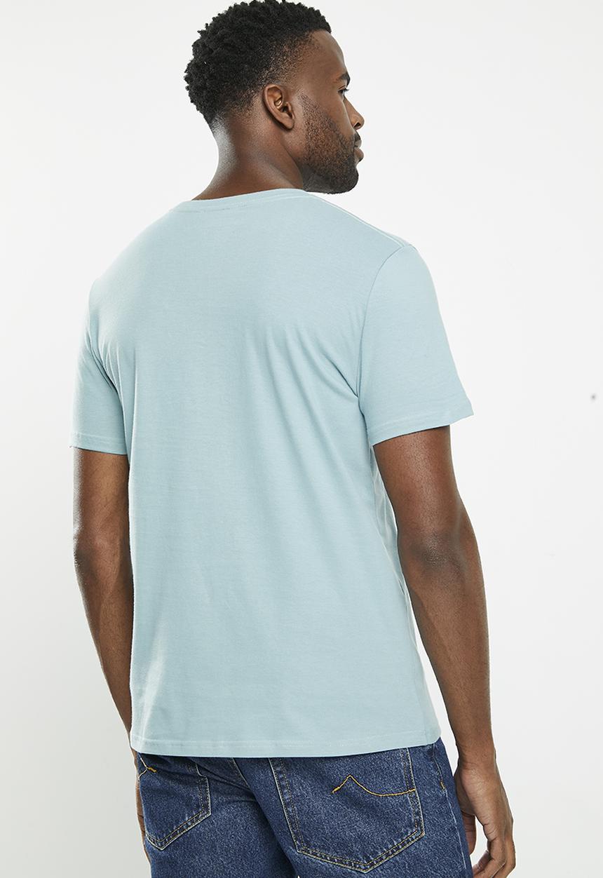 Original Penguin - Flat embroidery tee - light blue