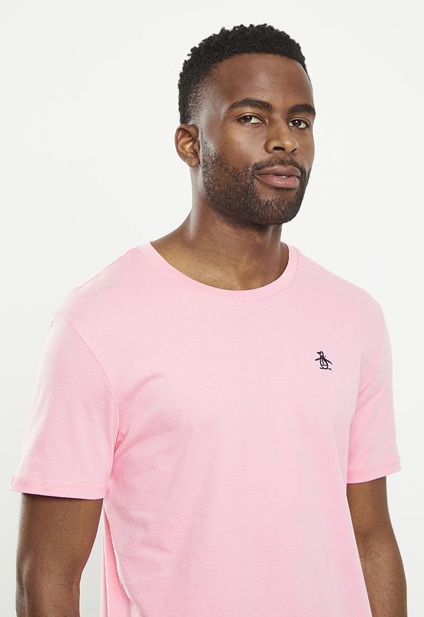 Original Penguin - Flat embroidery tee - pink