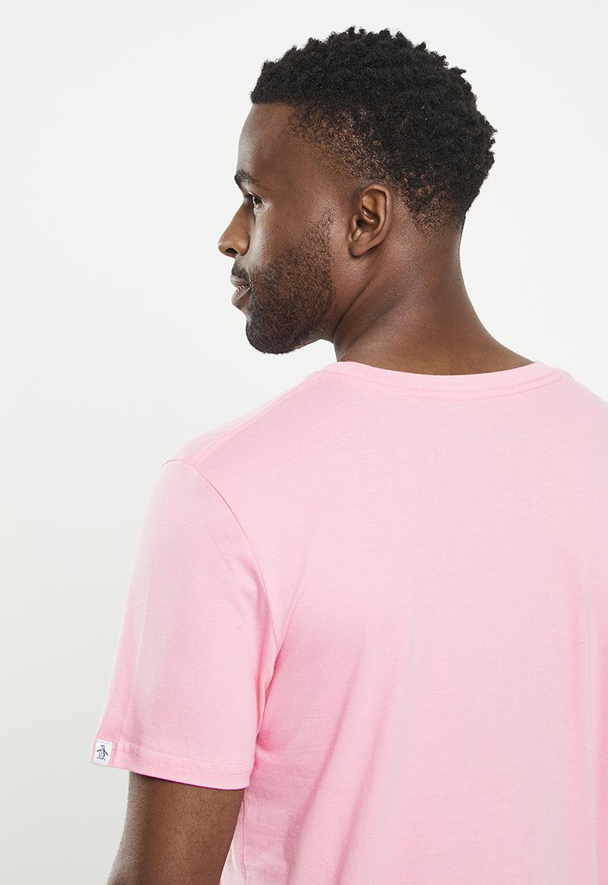 Original Penguin - Flat embroidery tee - pink