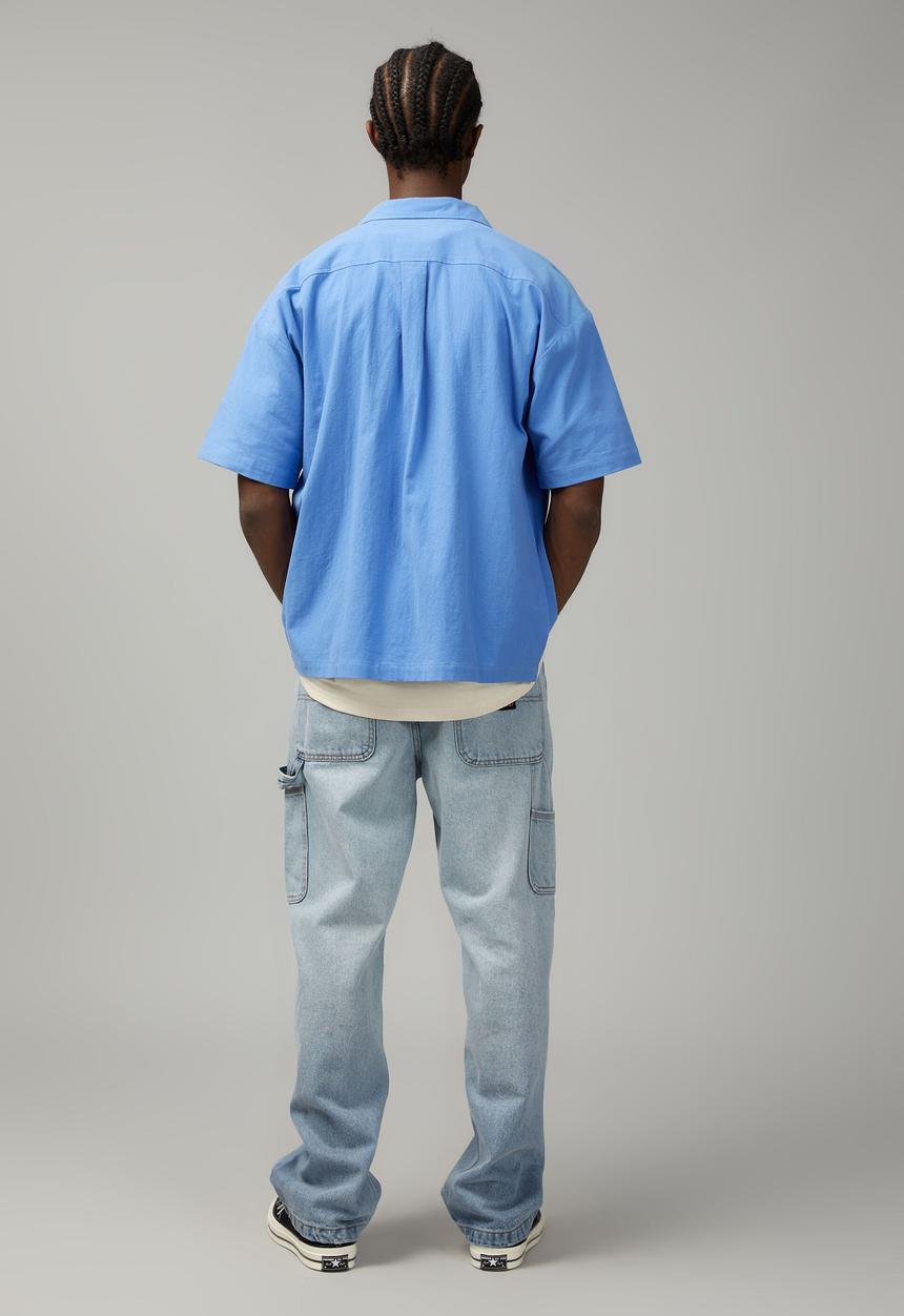 Factorie - Textured street shirt - pale blue