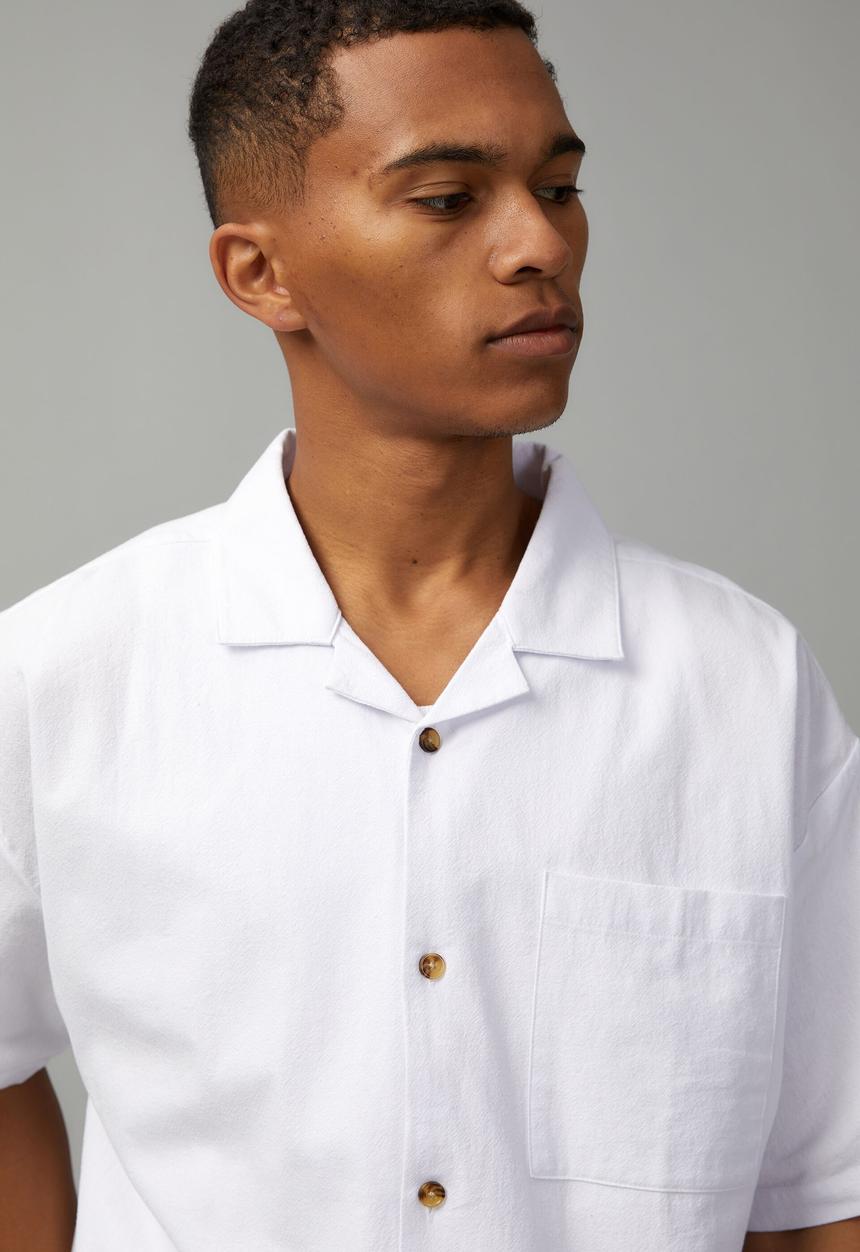 Factorie - Textured street shirt - white