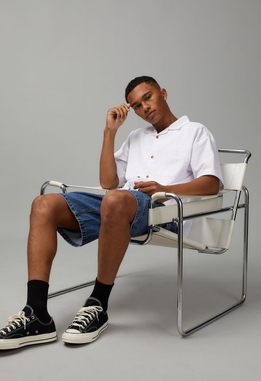 Factorie - Textured street shirt - white