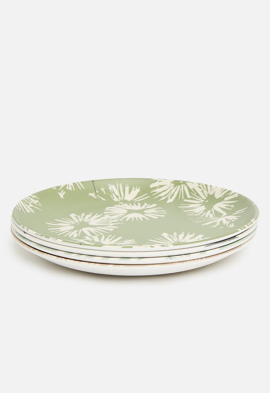 H&S - Topaz outdoor plate set of 4 - multi