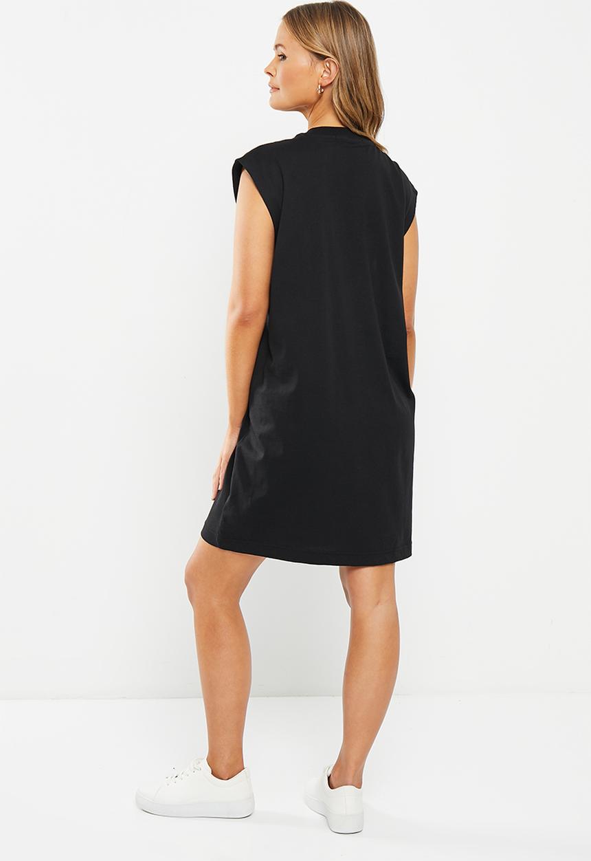 Calvin Klein - Sprayed monogram tank dress - ck black