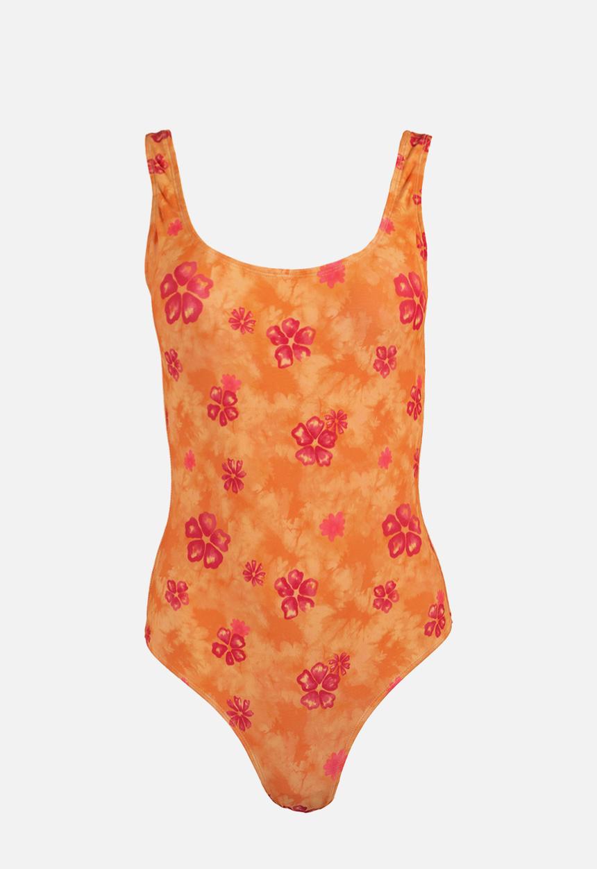 Daisy Street - One piece swimsuit- red & orange