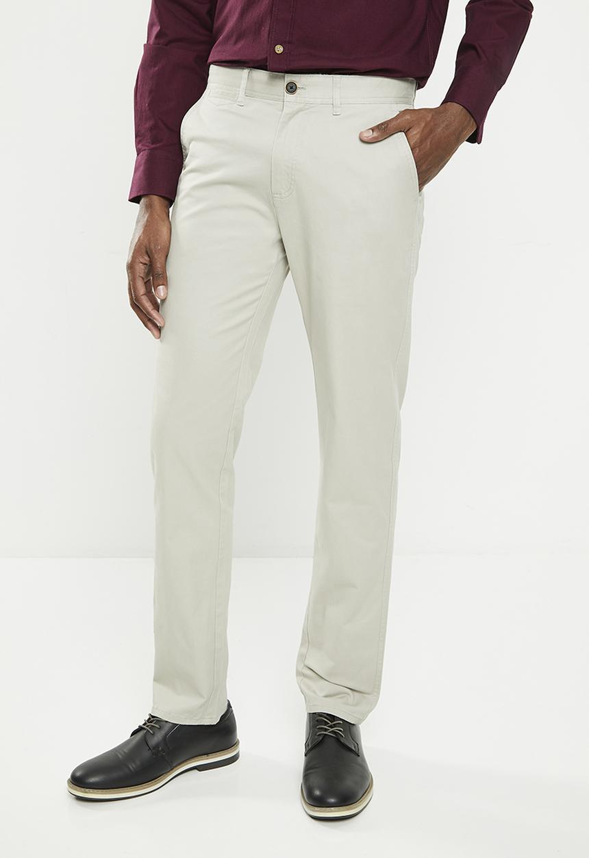 Pringle of Scotland - Pringle jorge tailored fit chinos - stone