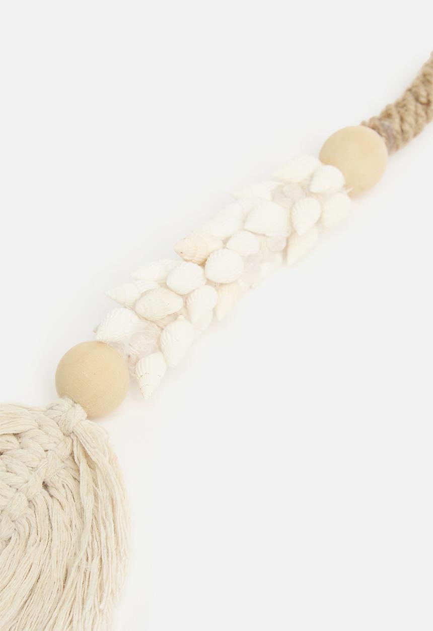H&S - Wall hanging decor - white