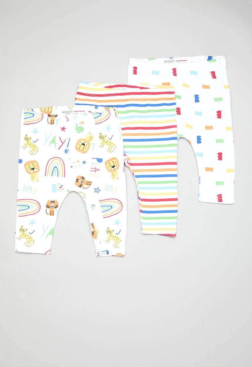 MINOTI - 3 Pack leggings - white