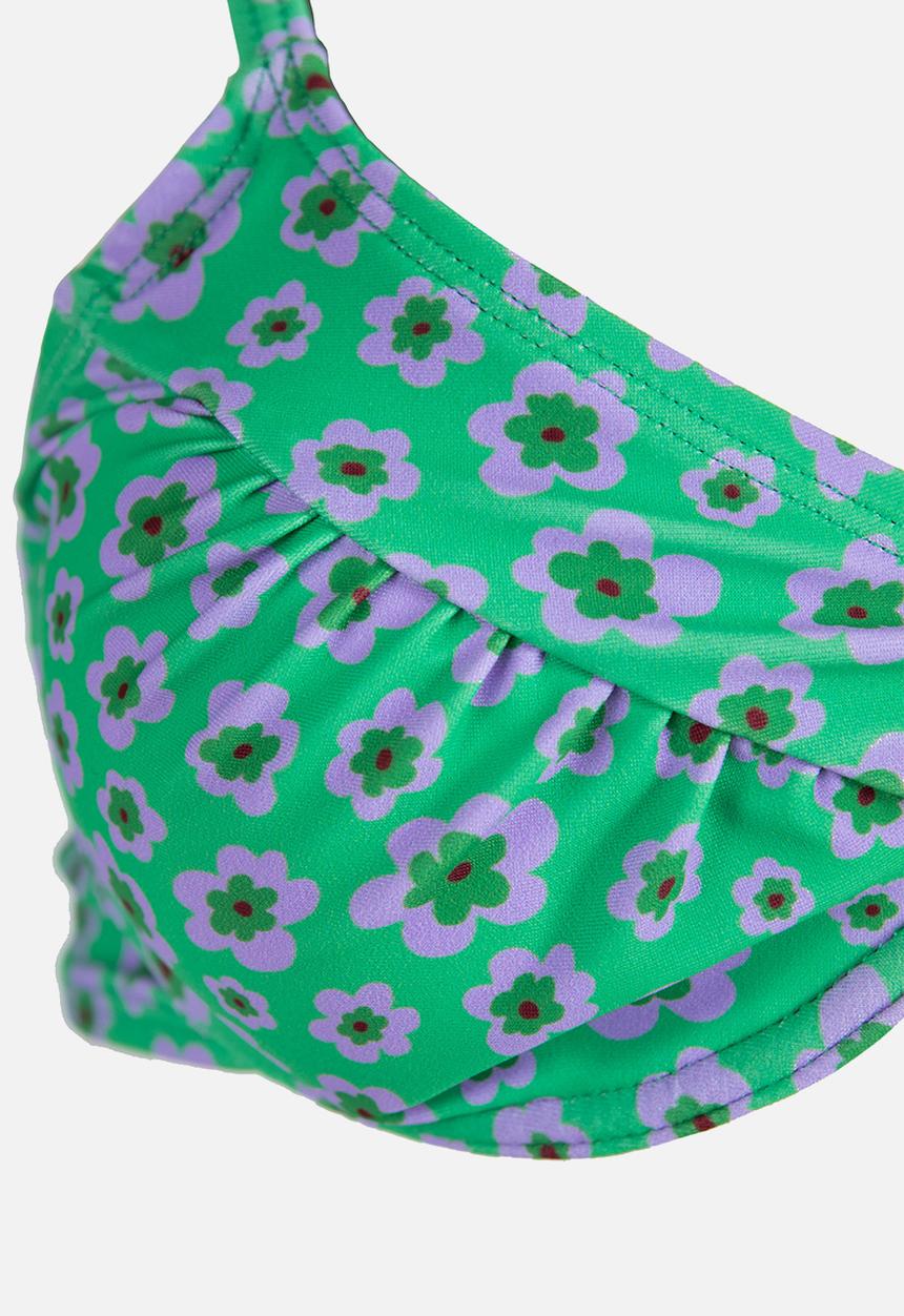 Daisy Street - Bikini top - green & lilac