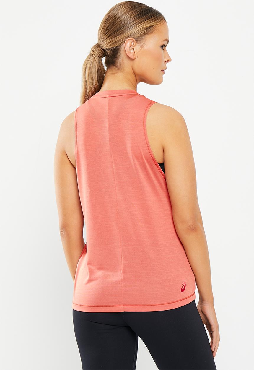 ASICS - Tiger tank top - light garnet/brisket red