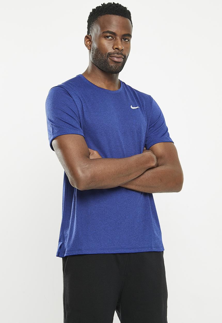 Nike - Miler Dri-FIT UV short-sleeve running top -  midnight navy/game royal