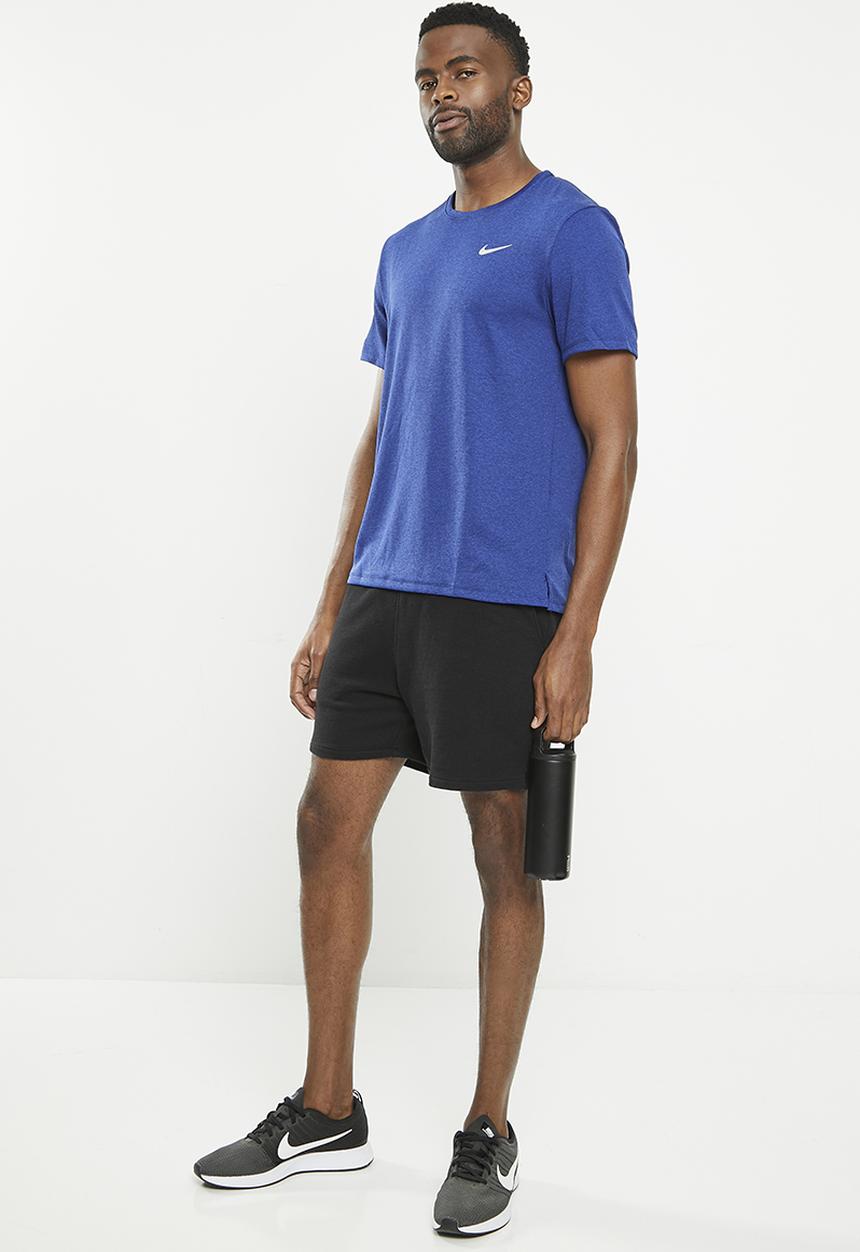 Nike - Miler Dri-FIT UV short-sleeve running top -  midnight navy/game royal