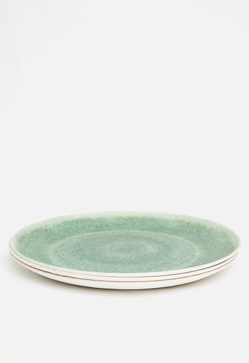 Excellent Houseware - Onyx side plate set of 3 - multi