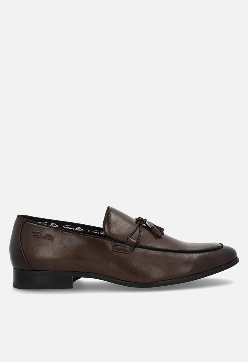 Gino Paoli - Lazzaro formal ad slip on - brown