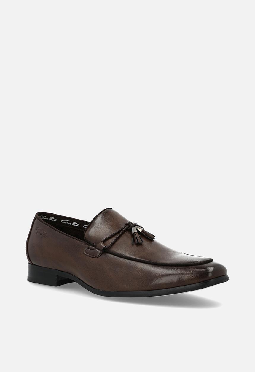 Gino Paoli - Lazzaro formal ad slip on - brown