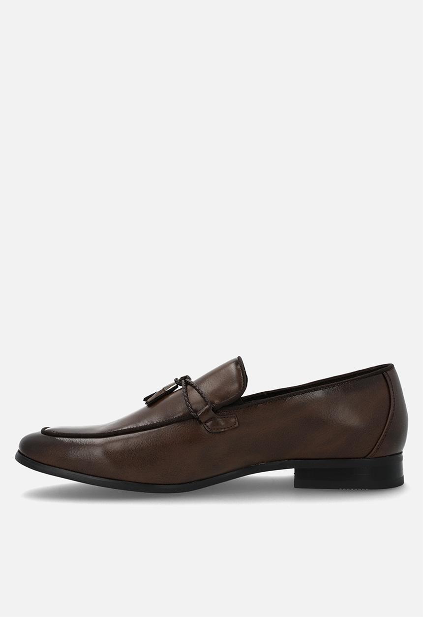 Gino Paoli - Lazzaro formal ad slip on - brown