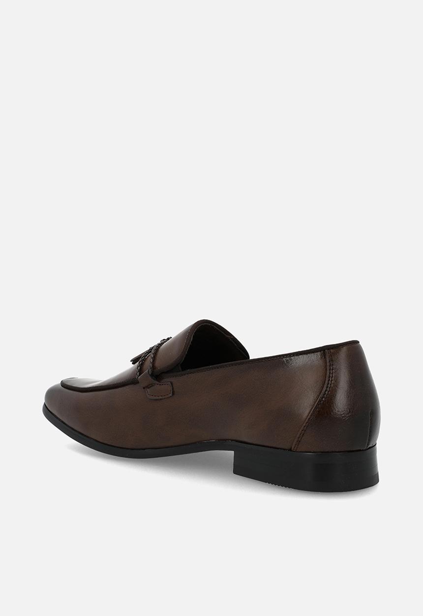 Gino Paoli - Lazzaro formal ad slip on - brown