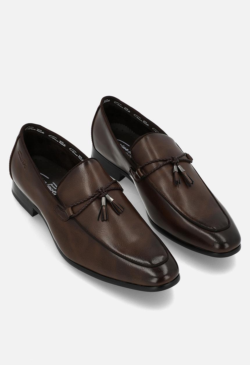 Gino Paoli - Lazzaro formal ad slip on - brown