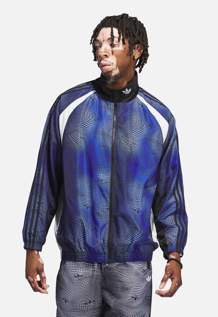 adidas Originals - MV Allover print track top - blue