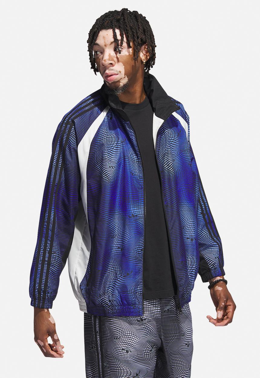 adidas Originals - MV Allover print track top - blue