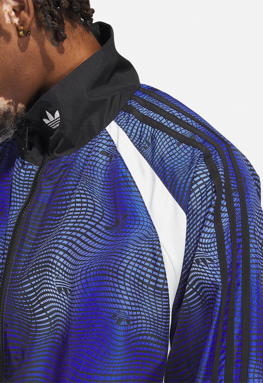 adidas Originals - MV Allover print track top - blue